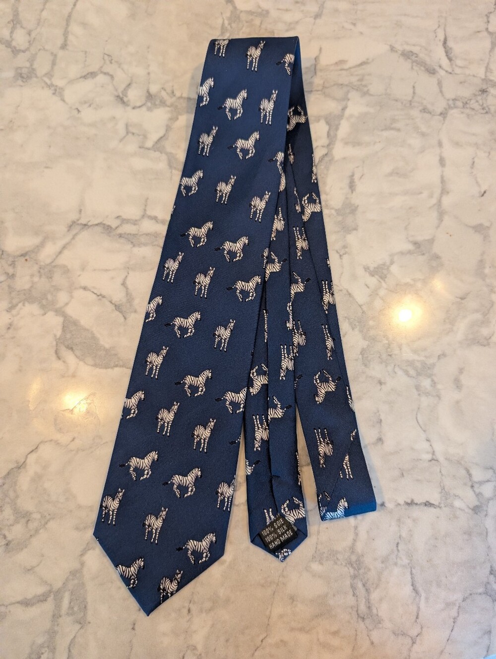 Into Africa Silk Tie with Zebras